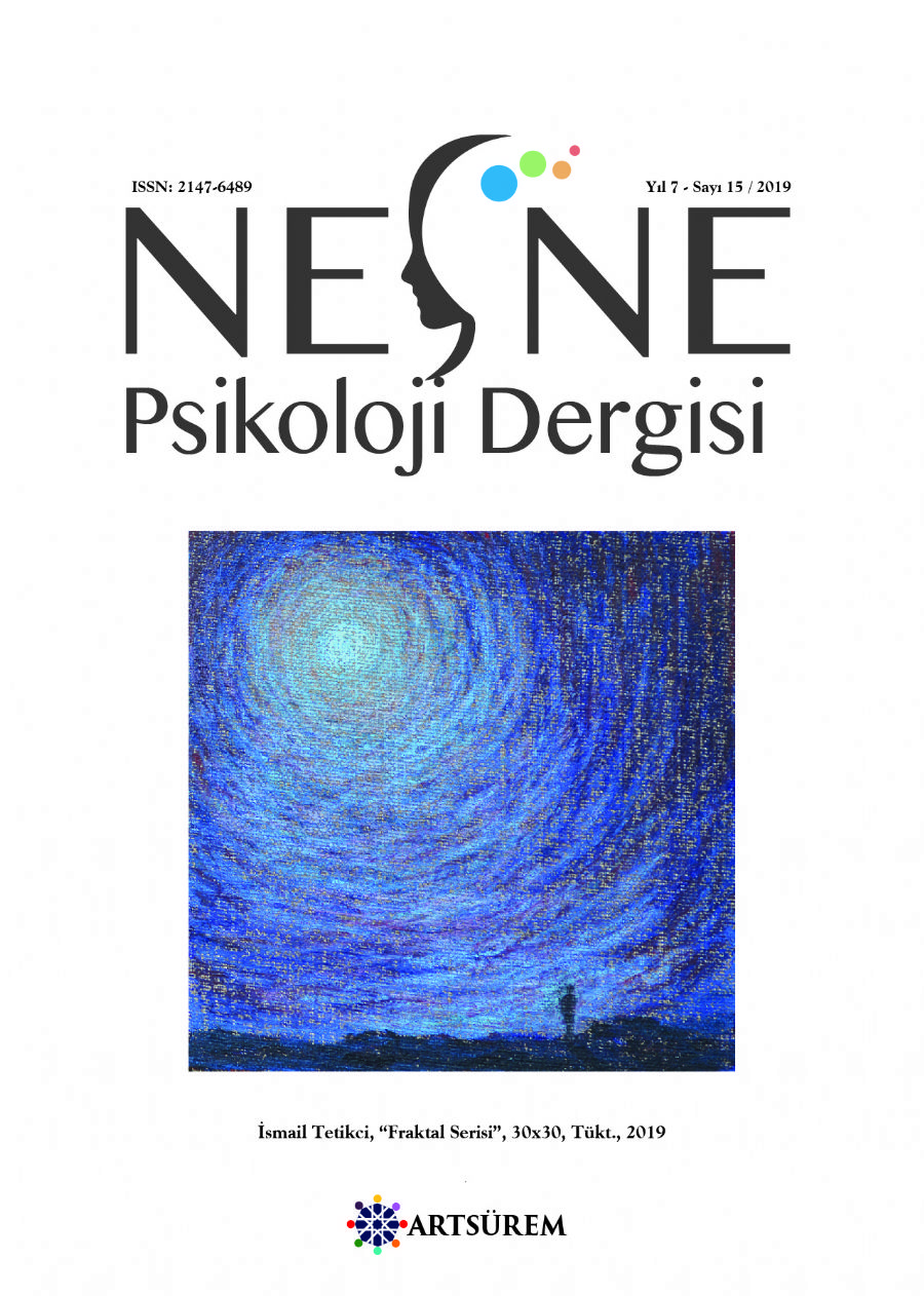 Cilt 7 Sayı 15 kapak